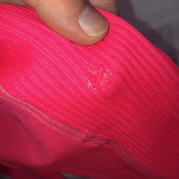 Gym Shark hot pink leggings gym workout pants thicker material athletic wear​​ - Picture 5 of 9